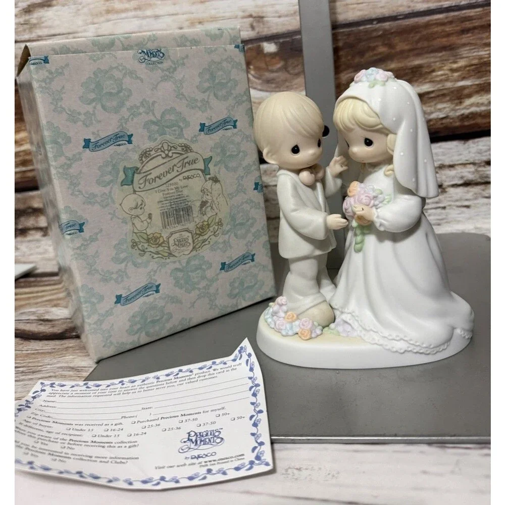 Precious Moments I Give you My Love Forever True 129100 Wedding Bride Groom